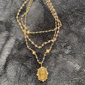 Virgin Saints & Angels Layered Necklace